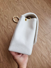Load image into Gallery viewer, Chanel Diana Caviar Small White 24k Gold