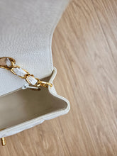 Load image into Gallery viewer, Chanel Diana Caviar Small White 24k Gold