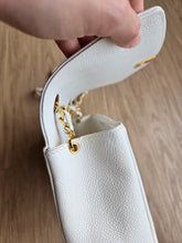 Load image into Gallery viewer, Chanel Diana Caviar Small White 24k Gold