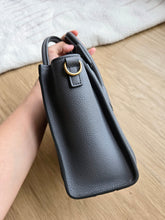 Load image into Gallery viewer, Celine Nano Luggage Tote Kohl Grey Gold Hw