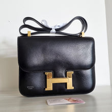 Load image into Gallery viewer, Hermes Constance 23 Vintage Box Calf Gold HW