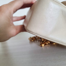 Load image into Gallery viewer, Chanel Mini Diana Bijoux Chain Beige Lambskin Vintage 24k Gold