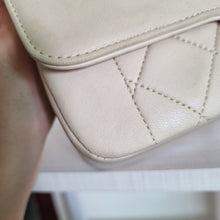 Load image into Gallery viewer, Chanel Mini Diana Bijoux Chain Beige Lambskin Vintage 24k Gold