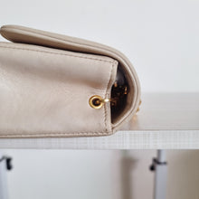 Load image into Gallery viewer, Chanel Mini Diana Bijoux Chain Beige Lambskin Vintage 24k Gold