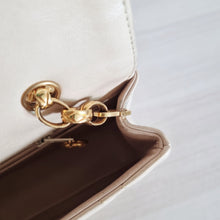 Load image into Gallery viewer, Chanel Mini Diana Bijoux Chain Beige Lambskin Vintage 24k Gold