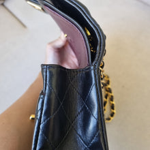 Load image into Gallery viewer, Chanel Small Classic Flap Black Lambskin 24k Gold