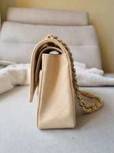 Load image into Gallery viewer, Chanel Classic Beige Medium Flap Caviar Gold Hardware