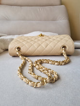 Load image into Gallery viewer, Chanel Classic Beige Medium Flap Caviar Gold Hardware