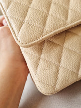 Load image into Gallery viewer, Chanel Classic Beige Medium Flap Caviar Gold Hardware
