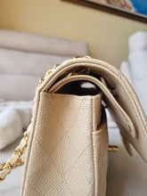 Load image into Gallery viewer, Chanel Classic Beige Medium Flap Caviar Gold Hardware