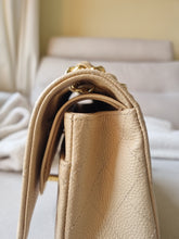 Load image into Gallery viewer, Chanel Classic Beige Medium Flap Caviar Gold Hardware