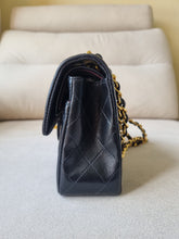 Load image into Gallery viewer, Chanel Small Classic Flap Black Lambskin 24k Gold