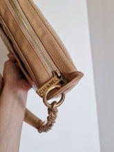 Load image into Gallery viewer, Chanel Jennie Hobo Dark Beige Caramel Caviar 24k Gold