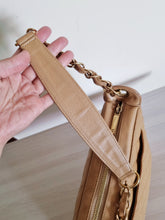 Load image into Gallery viewer, Chanel Jennie Hobo Dark Beige Caramel Caviar 24k Gold