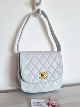 Load image into Gallery viewer, Chanel Vintage Baby Blue Mini Kelly Bag 24k Gold