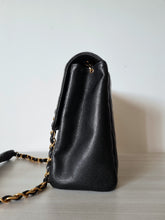 Load image into Gallery viewer, Chanel Square Flap Vintage Black Caviar 24k Gold