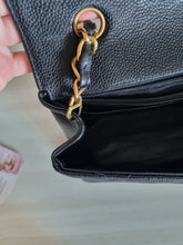 Load image into Gallery viewer, Chanel Square Flap Vintage Black Caviar 24k Gold