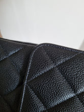 Load image into Gallery viewer, Chanel Square Flap Vintage Black Caviar 24k Gold