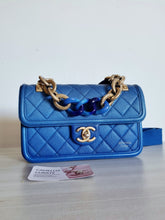 Load image into Gallery viewer, Chanel Sunset by the Sea Small Blue Ombre Caviar Gold Hardware