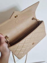 Load image into Gallery viewer, Chanel Vintage Mini Rectangular Dark Beige Big CC 24k Gold