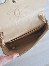Load image into Gallery viewer, Chanel Vintage Mini Rectangular Dark Beige Big CC 24k Gold