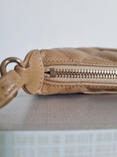 Load image into Gallery viewer, Chanel Pochette Jennie Shoulder Bag Dark Beige Caviar 24k Gold