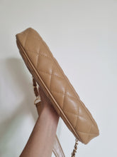 Load image into Gallery viewer, Chanel Pochette Jennie Shoulder Bag Dark Beige Caviar 24k Gold