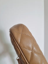 Load image into Gallery viewer, Chanel Pochette Jennie Shoulder Bag Dark Beige Caviar 24k Gold