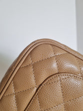 Load image into Gallery viewer, Chanel Pochette Jennie Shoulder Bag Dark Beige Caviar 24k Gold