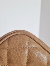 Load image into Gallery viewer, Chanel Pochette Jennie Shoulder Bag Dark Beige Caviar 24k Gold