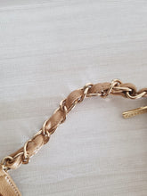 Load image into Gallery viewer, Chanel Pochette Jennie Shoulder Bag Dark Beige Caviar 24k Gold