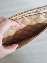 Load image into Gallery viewer, Chanel Pochette Jennie Shoulder Bag Dark Beige Caviar 24k Gold