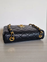 Load image into Gallery viewer, Chanel Square Flap Black Caviar Large CC 24k Gold