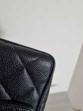 Load image into Gallery viewer, Chanel Square Flap Black Caviar Large CC 24k Gold