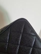 Load image into Gallery viewer, Chanel Square Flap Black Caviar Large CC 24k Gold