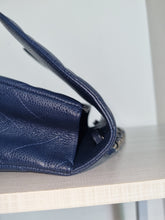 Load image into Gallery viewer, Chanel Jumbo Single Flap Navy Caviar Silver Hw