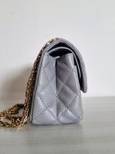 Load image into Gallery viewer, Chanel 224 Reissue Mini Grey Caviar Gold Hw
