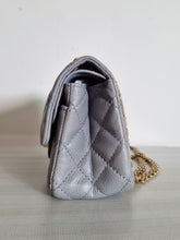 Load image into Gallery viewer, Chanel 224 Reissue Mini Grey Caviar Gold Hw