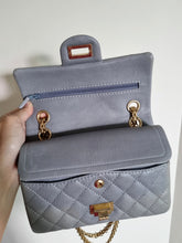 Load image into Gallery viewer, Chanel 224 Reissue Mini Grey Caviar Gold Hw