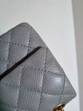 Load image into Gallery viewer, Chanel 224 Reissue Mini Grey Caviar Gold Hw