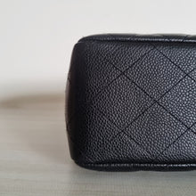 Load image into Gallery viewer, Chanel Jumbo Single Flap Black Caviar Vintage 24k Gold