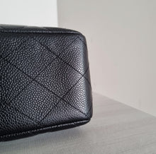 Load image into Gallery viewer, Chanel Jumbo Single Flap Black Caviar Vintage 24k Gold