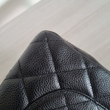 Load image into Gallery viewer, Chanel Jumbo Single Flap Black Caviar Vintage 24k Gold