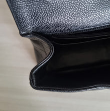 Load image into Gallery viewer, Chanel Jumbo Single Flap Black Caviar Vintage 24k Gold