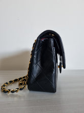 Load image into Gallery viewer, Chanel Classic Small Flap Black Lambskin 24k Gold