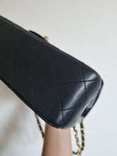 Load image into Gallery viewer, Chanel Classic Small Flap Black Lambskin 24k Gold