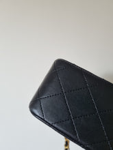 Load image into Gallery viewer, Chanel Classic Small Flap Black Lambskin 24k Gold