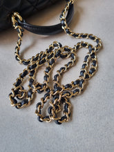 Load image into Gallery viewer, Chanel Mini Top Handle Black with Gold Hw