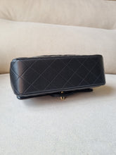 Load image into Gallery viewer, Chanel Mini Top Handle Black with Gold Hw