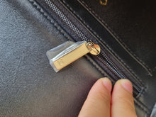 Load image into Gallery viewer, Chanel Mini Top Handle Black with Gold Hw